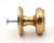 Traditional 1.375 In. Rope Brass Drawer Cabinet Knob For Sale - Image 4 of 5