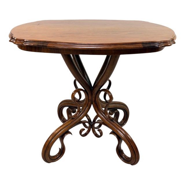 Antique Model No. 1 Salon Table from Gebrüder Thonet, 1890s For Sale