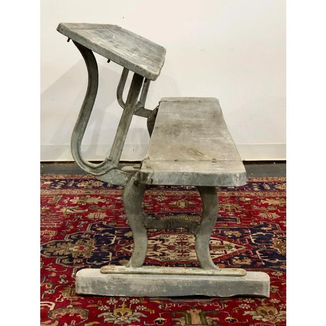 Early 20th Century Vintage American Benches- A Pair For Sale - Image 11 of 13