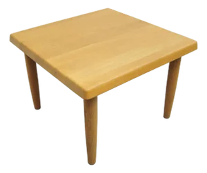 Square Coffee Table in Oak, 1960s