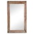 Wood Large Antique Solid Wood Mirror For Sale - Image 7 of 7