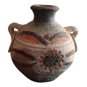 1970s Hand Painted Art Studio Pottery