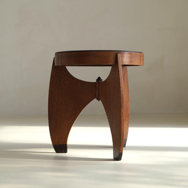 Amsterdam School Accent Table by L. J. Verweij for Intima Amsterdam, 1920s For Sale - Image 13 of 18