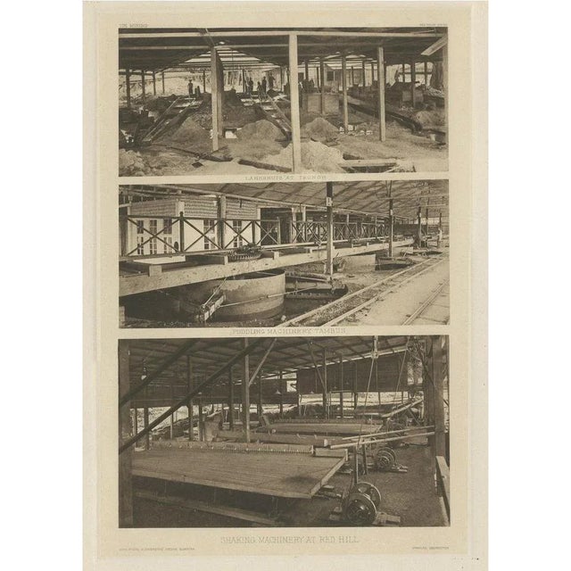 1900 - 1909 Charles J. Kleingrothe, Heliograph of Tin Mining in Tronoh, Perak and Tambun in Sabah, Malaysia, 1907, Print For Sale - Image 5 of 5