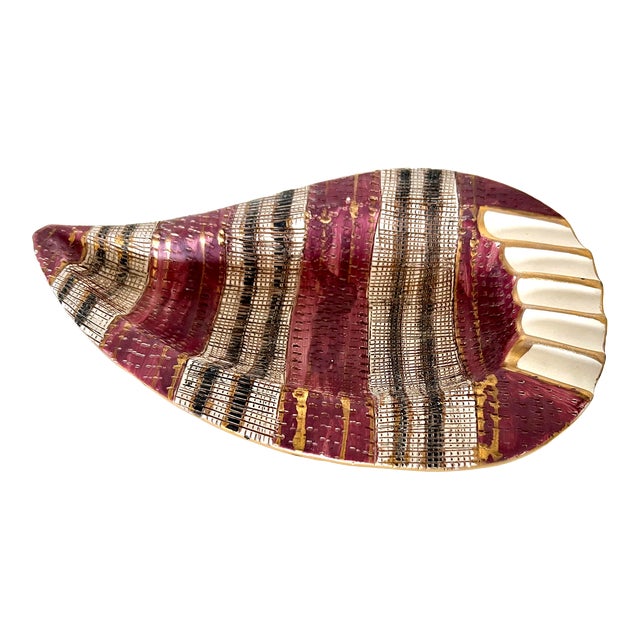1950s Large Bitossi “Seta” Ashtray For Sale