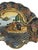 Vintage Satsuma Hand Painted Earthenware Platter With Scalloped Edges For Sale - Image 9 of 12