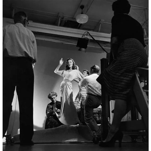 1950s Elaine Stewart Being Photographed by Ray Jones 1953. Photo by Sid Avery For Sale - Image 5 of 5