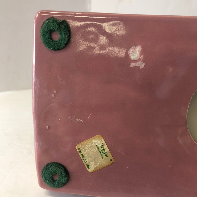 1980s Haeger Mauve Mother and Child Sculpture For Sale In Miami - Image 6 of 7