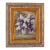 Vintage Flower Still Life in Ornate Frame For Sale