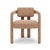 Double Arch Dining Chair in Beige Cotton Velvet from Insidherland, in New conditions. Designed from 2000 Labeled by Maker