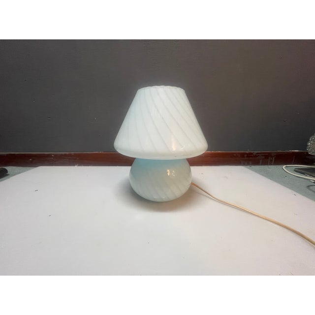 Murano Glass Mushroom Table Lamp by Paolo Venini, 1970s For Sale - Image 3 of 11