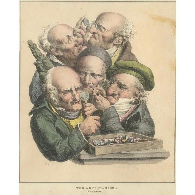 Louis-Léopold Boilly, Grimaces Plate 5, 1823, Lithograph on Paper For Sale - Image 3 of 10