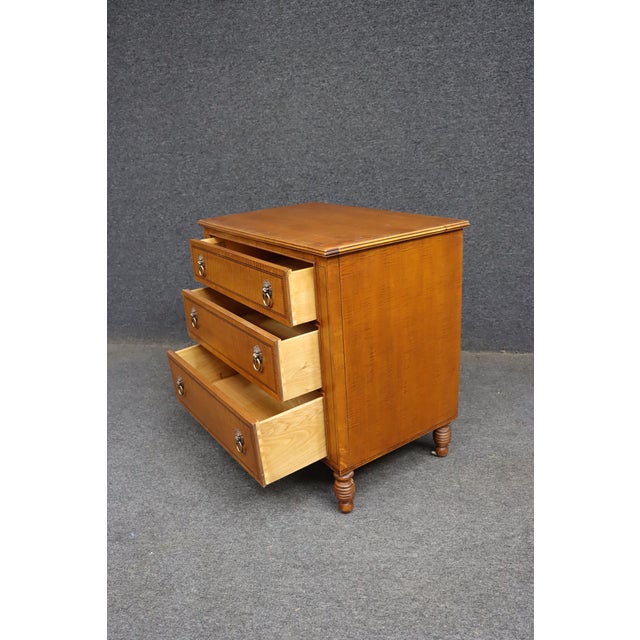 Councill Tiger Maple Chest For Sale - Image 11 of 12