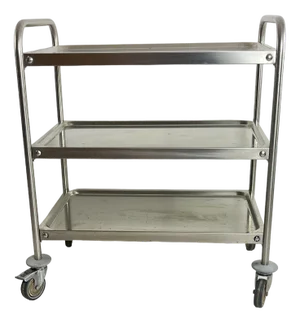Vintage Steel Service Trolley, 1980s