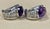 Gemstone 6 Carat Amethyst and Diamond 14 Karat White Gold Earrings, Omega Back For Sale - Image 7 of 18