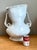Vintage Monumental White Ceramic Double-Handled Vase For Sale - Image 11 of 12