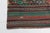 Turquoise 1950s Multicolored Geometric Flatweave Kilim For Sale - Image 8 of 10