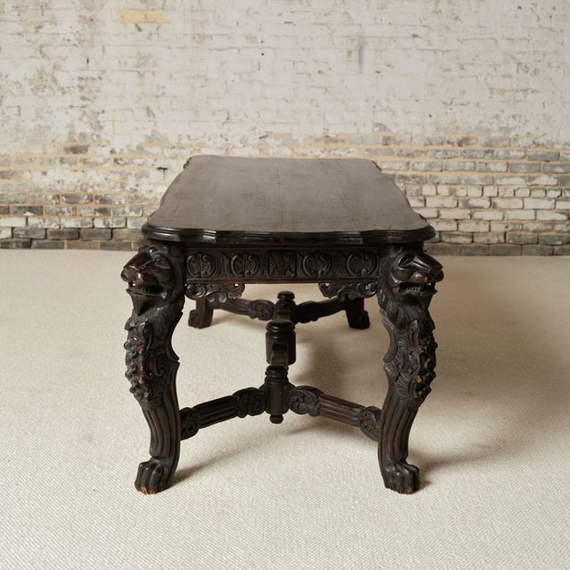Mid 19th Century 19th Century French Wooden Table For Sale - Image 5 of 5