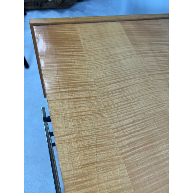 Mid Century German Maple Vanity For Sale - Image 4 of 11