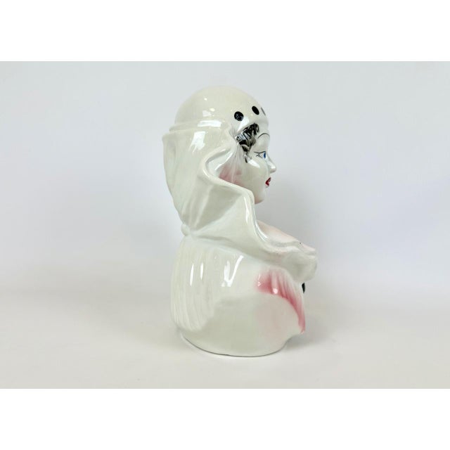 Vintage Italian Ceramic Perriot Figurine attributed to Capodiomonte, 1960s For Sale - Image 4 of 9