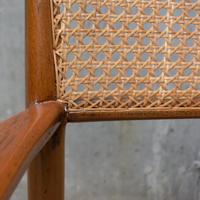 Wood Pair of Vintage Mid-Century Armchairs by Carlos Milan For Sale - Image 7 of 8