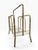 1970s Vintage Hollywood Regency Brass Multi-Tier Magazine Rack For Sale - Image 5 of 6