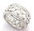 Tiffany & Co. Victoria Platinum Diamond Wide Band Ring, Size 7.25 For Sale In Philadelphia - Image 6 of 8