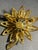Mid-Century Modern 1960s Hattie Carnegie Trembler Crystal Aqua Flower Brooch Signed For Sale - Image 3 of 6