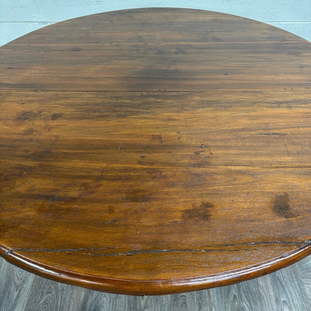 Antique French Renaissance Revival Victorian Renaissance Solid Oak Dining Table For Sale In Kansas City - Image 6 of 18