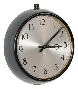 Bakelite Synchronome Wall Clock with Gold Bezel for GPO, England, 1960s