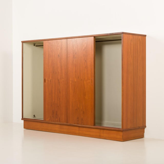 1960s Mid-Century Danish Teak Wardrobe, 1960s For Sale - Image 5 of 15