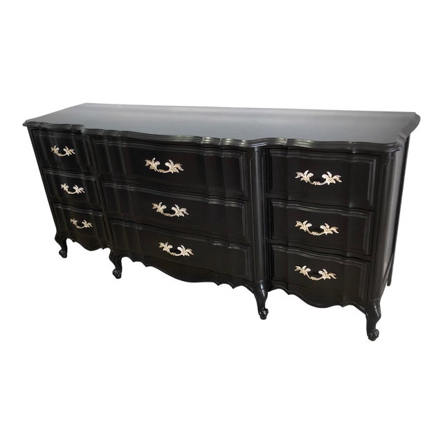 1970s Vintage French Provincial Nine Drawer Dresser Chairish