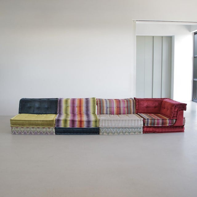 Mah Jong Sofa by Hans Hopfer for Roche Bobois, 1971, Set of 4 For Sale - Image 12 of 12