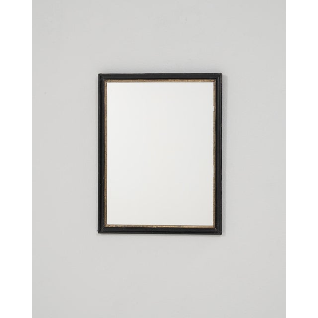 1880s French Wood Black Patinated Mirror For Sale - Image 16 of 18