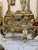 Rococo French Rococo Coffee Table With Hand-Painted Artwork Under Glass & Gilded Bronze Details For Sale - Image 3 of 11