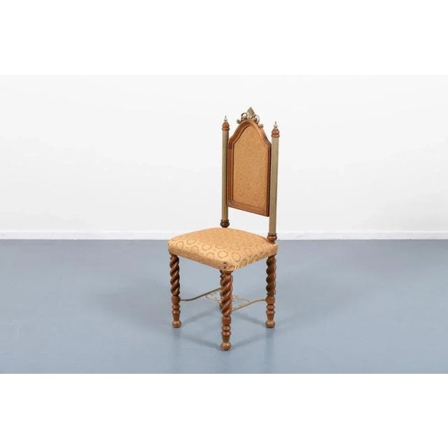Brown Middle Eastern Dining Chair, 1960s For Sale - Image 8 of 11