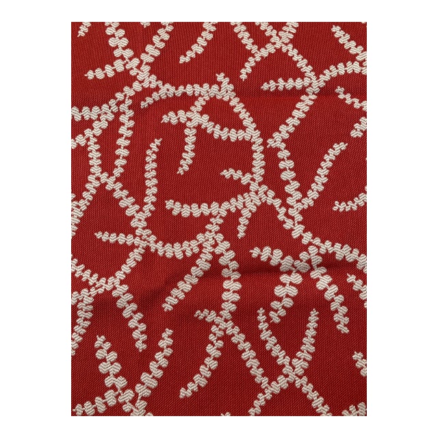Thibault Indoor/Outdoor Seaweed Design Fabric For Sale