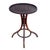 Victorian bentwood Chess Board accent table features a beautifully weathered round top with a subtly raised gallery rim,...