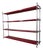 Vintage Industrial Chromed Metal Shelf, 1970s For Sale