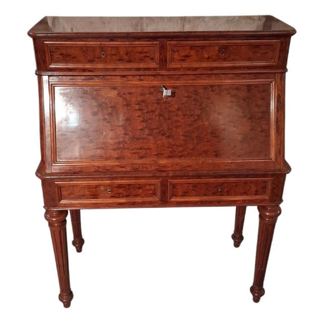 Antique Mahogany Secretary, 1890 For Sale