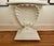 Hollywood Regency 1940s White Shell Form Hollywood Regency Console Table For Sale - Image 3 of 13