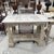 Wood 1920s Empire Bleached Carved Marble Top Console For Sale - Image 7 of 9