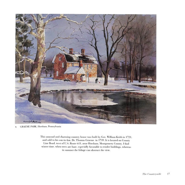 "Ranulph Bye's Bucks County" 1989 Bye, Ranulph (Signed) For Sale - Image 4 of 12