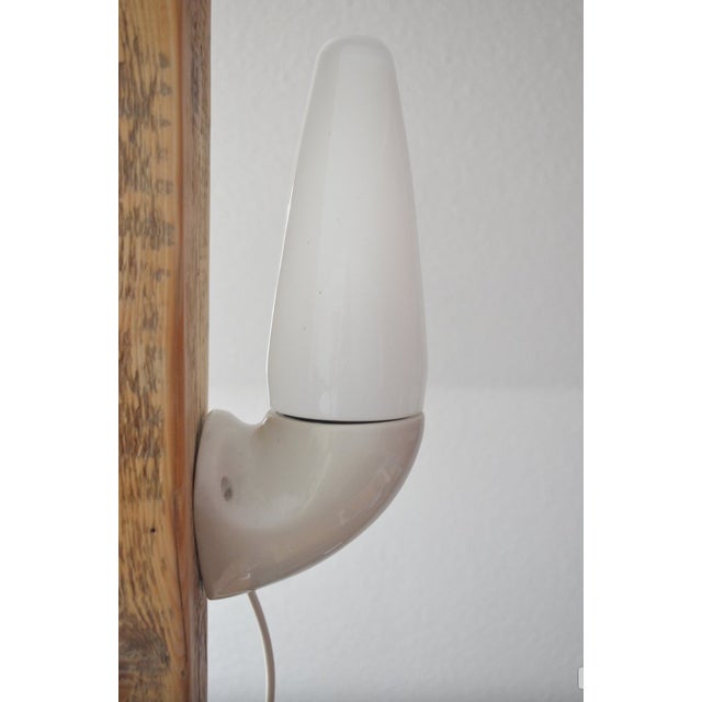 Mid-Century Wall Lamps in Opaline Glass by Sigvard Bernadotte for Ifö, 1950s For Sale - Image 6 of 6