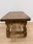 19th century French monastery stool with the most beautiful hand-carved details and perfectly worn wood that only comes...
