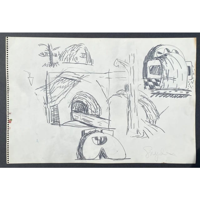 Modern Richard Snyder Modern Drawing For Sale - Image 3 of 3