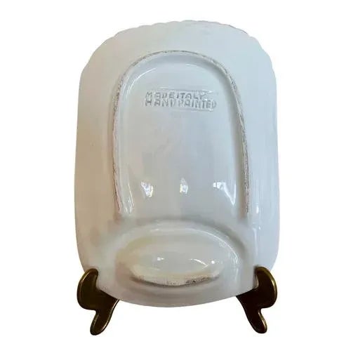 Majolica Ceramic Trompe-L’Oeil Hand-Painted Asparagus Dish, 1950s-1970s For Sale - Image 4 of 5