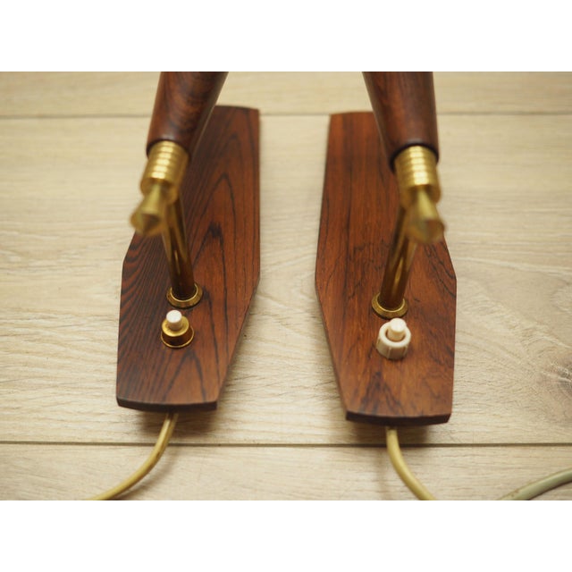 Danish Wall Lamps, Denmark, 1970s, Set of 2 For Sale - Image 10 of 13