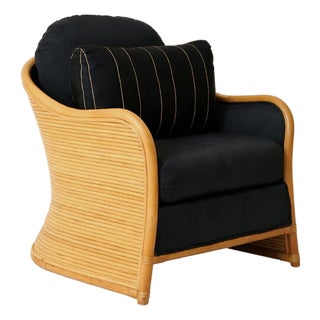 Late 20th Century Pencil Reed Lounge Chair For Sale