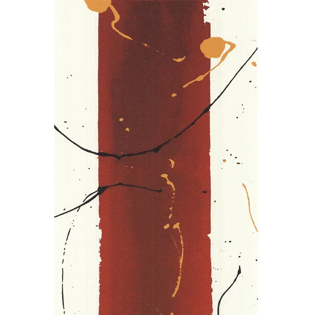 Abstract Expressionism 2001 Sam Francis 'Untitled 1984' Serigraph Poster For Sale - Image 3 of 4